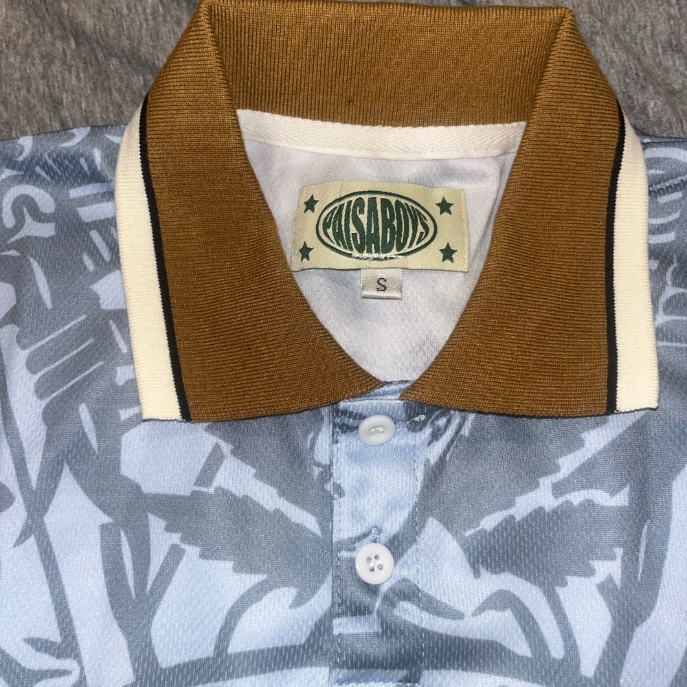 Blue and Brown Polo Shirt MEXICO JERSEY